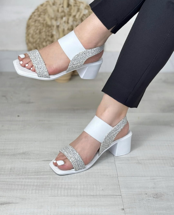 صندل تابستانی فوق العاده شیک سفید