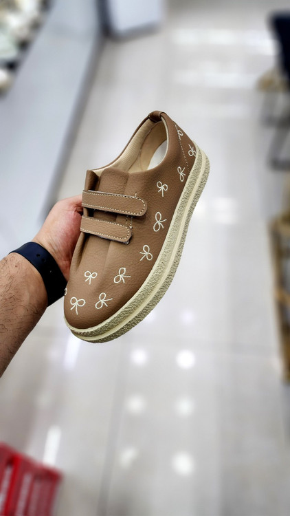 کفش تبریز رنگ کرم