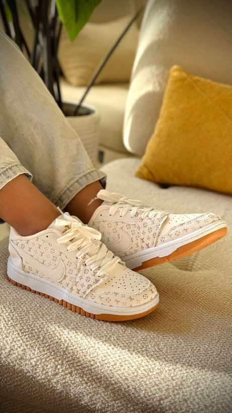 جردن وان رنک سفید کرم