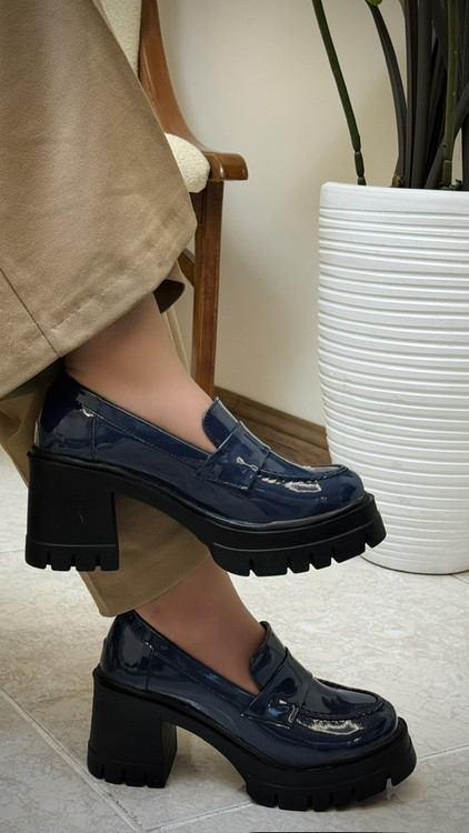 لوفر زنانه سرمه ای