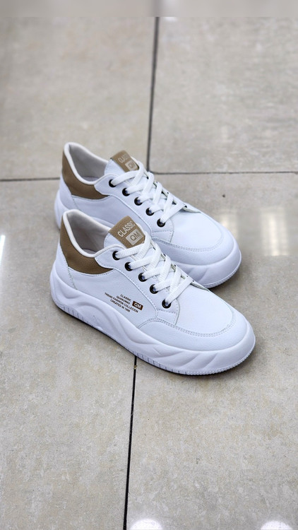 کفش لژدار تمام سفید