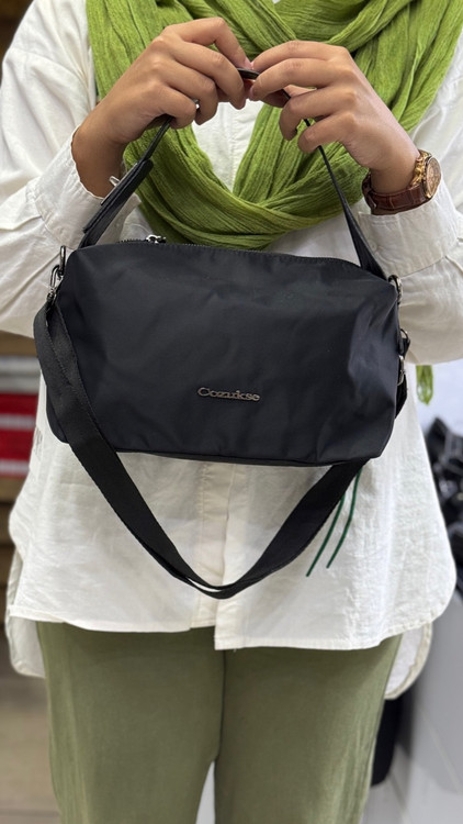 کیف برزنتی رنگ مشکی شیک