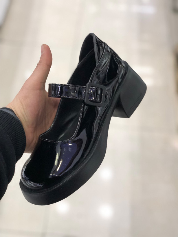 لوفر عروسکی مشکی ورنی و مات