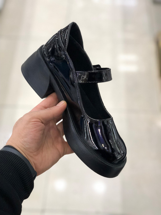 لوفر دخترانه عروسکی تمام مشکی