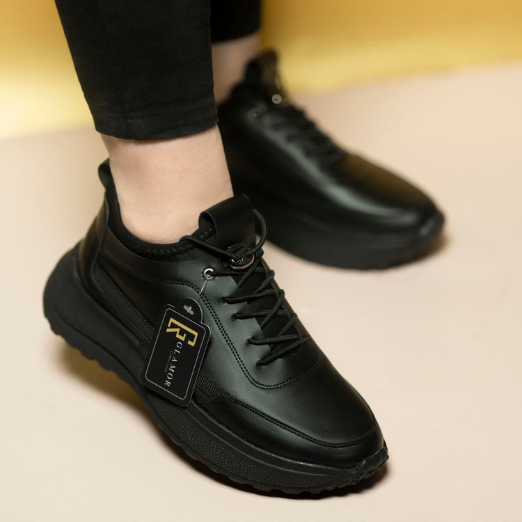 کتونی کلاسیک تمام مشکی برای استفاده روزانه