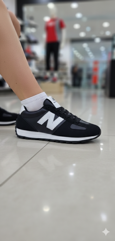 جدیترین رنگ نیوبالانس سفید مشکی جذاب