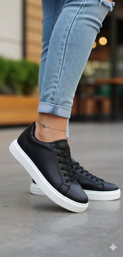 کفش ونس دخترانه زیره سفید خاص