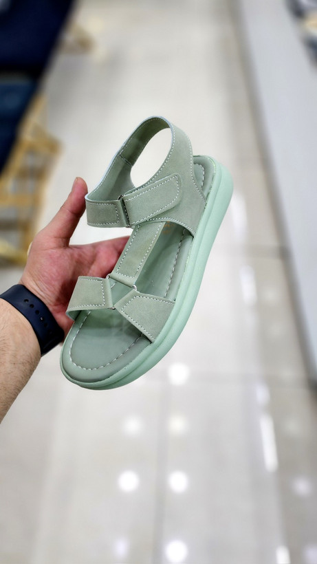 صندل تابستانی رنگ سبز