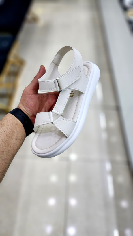 صندل تابستانی رنگ سفید