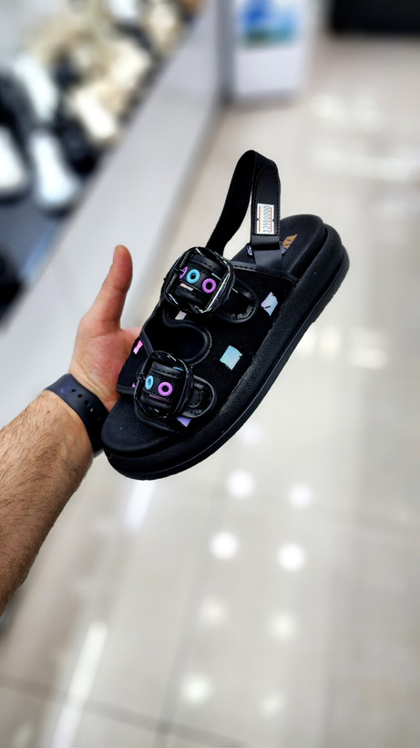 کفش تابستانی جلو باز رنگ مشکی