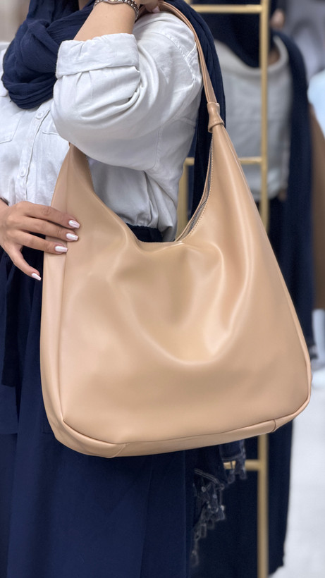 کیف بزرگ دوشی رنگ موکا