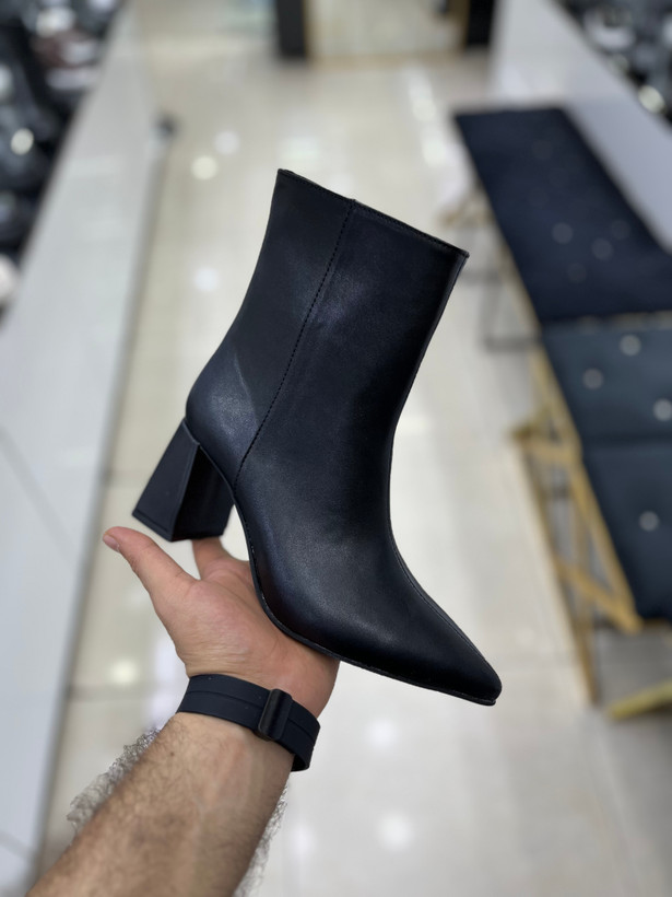 نیمبوت پاشنه بلند دخترانه رنگ مشکی